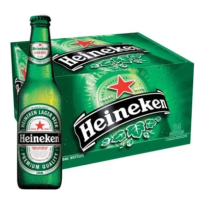 Пивные банки и бутылки HEINEKEN