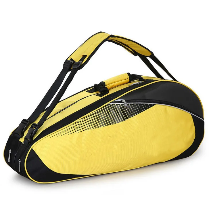 Hot Sale Shoes Compartment custom portable tennis racquet badminton padel racket bag Wholesale Sports Bag Duffle Bag