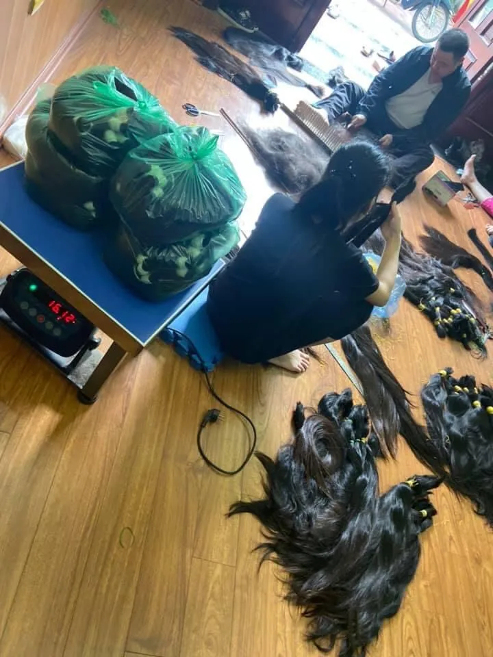 100% virgin hair extensions silk strong good quality