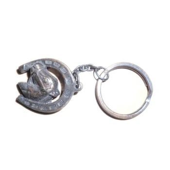 Antique Metal Horse Shoe Key Chain Alloy Metal