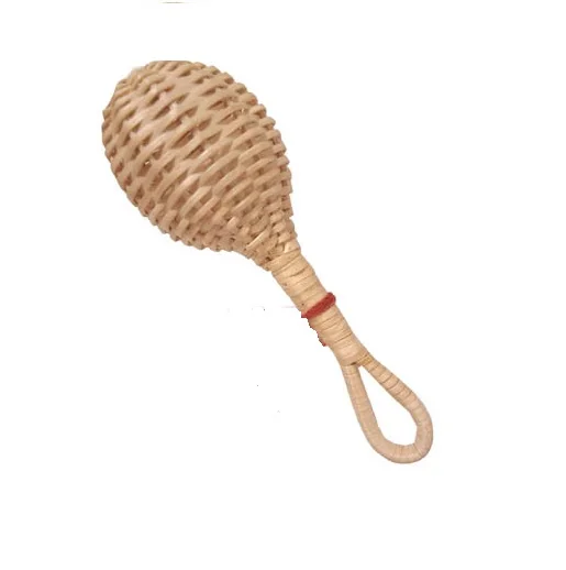 Vintage Rattan Baby Rattle