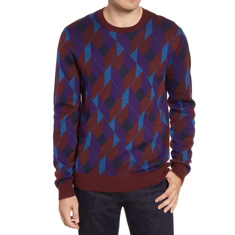 Sweaters Knitted Men Cotton Polyester Crew Sweater Thick Crew Neck Casual Sweaters Mens Standard Wool Breathable Pullover