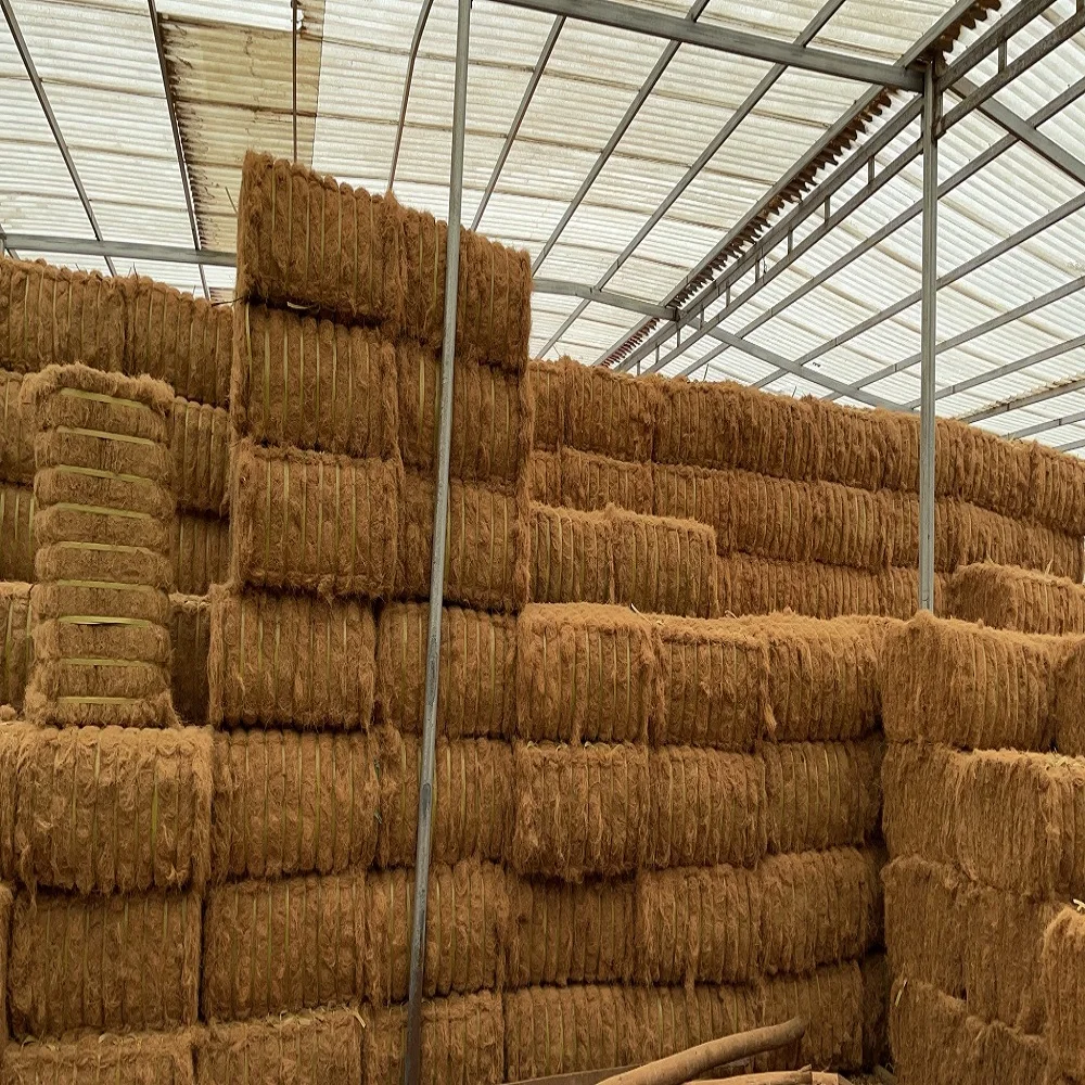 Coconut Fiber 100% Natural for mattress production Premium quality Brownish yellow made in Viet