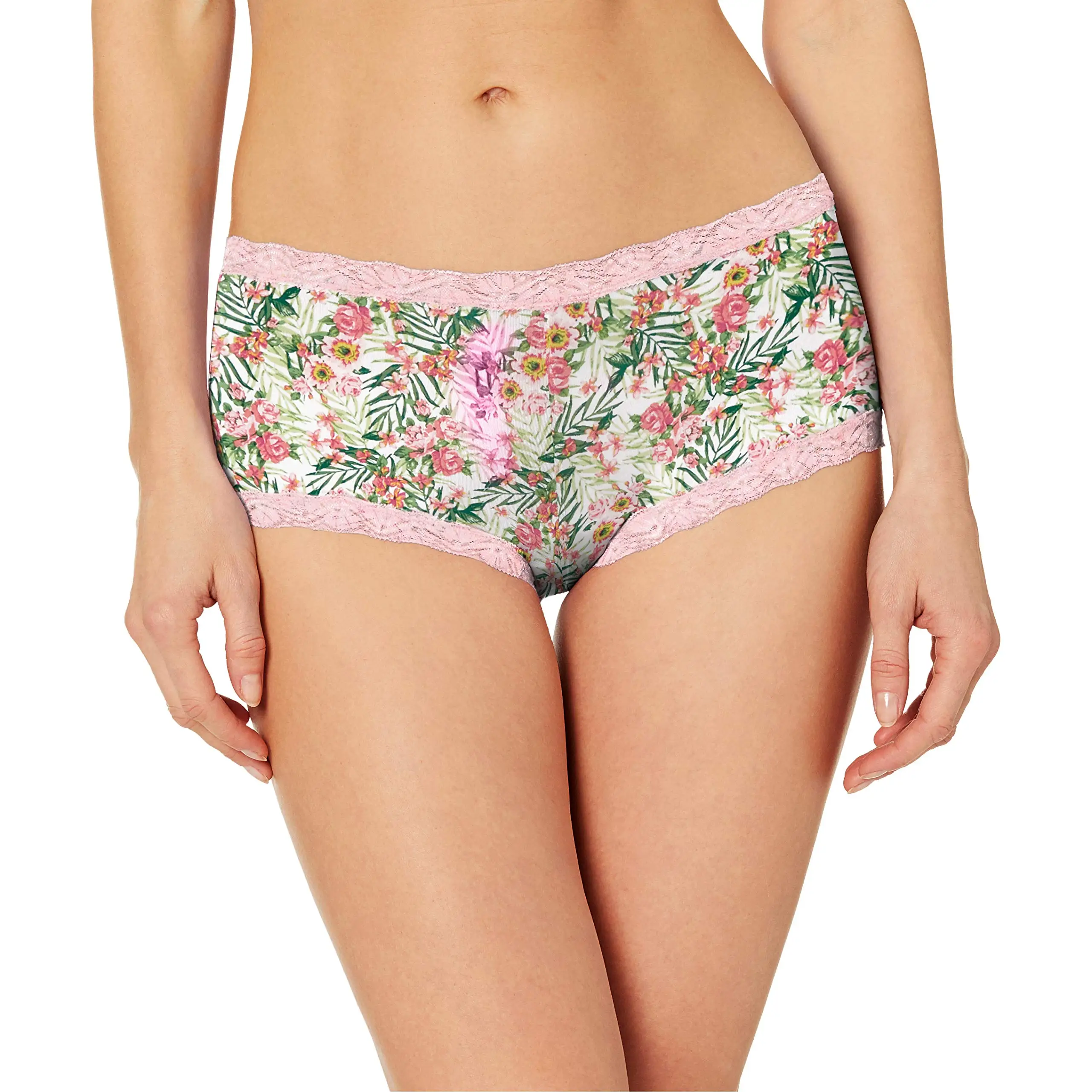 
Women Seamless Boyshort Panties Comfortable Tummy Control Slip Shorts for Under Dress Fashionable Mid-Waist Sexy Ladies Womens 