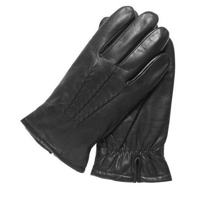 Custom Genuine Leather Gloves for Men/Fashion Leather Men Winter Gloves