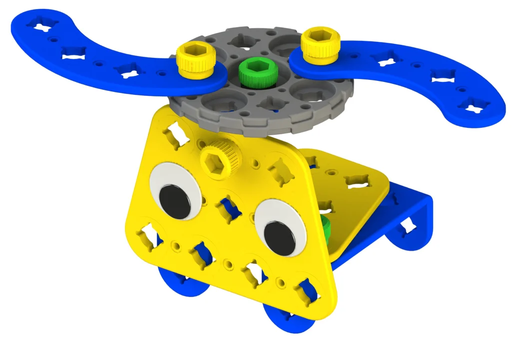 Корейский инновационный развивающий игрушечный робот UARO базовое здание ловкость детей