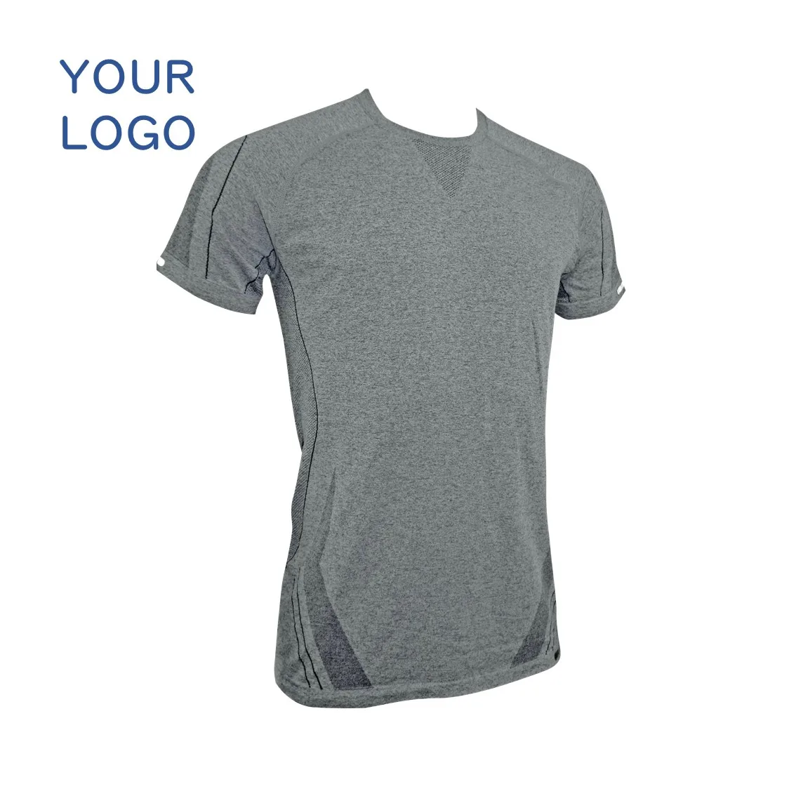 
t shirt manufacturer polyester seamless running t-shirt 