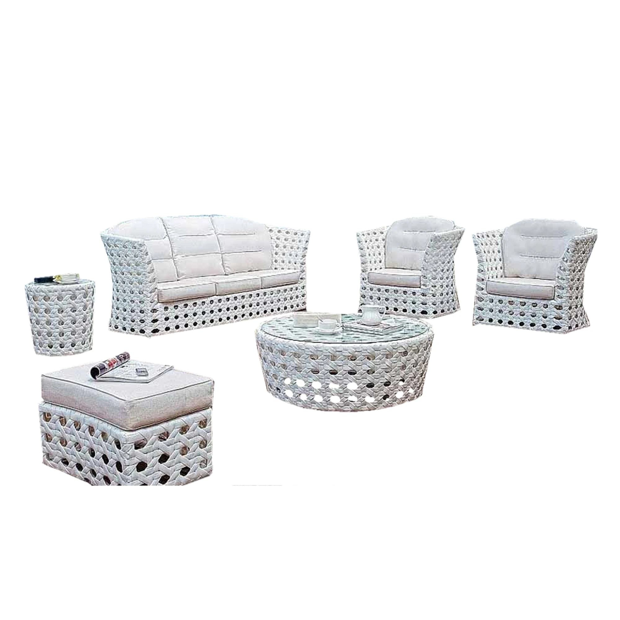 top class patio sofa set black rattan sofa set outdoor aluminium frame 5 seater sofa set luxury patio furniture