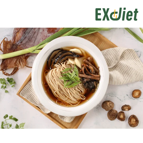 Squid and Conch Sachet Top Buckwheat Ramen Soup