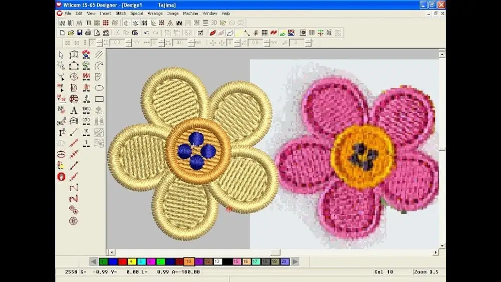
Hot sale direct custom design logo wilcom embroidery machine software for sweat pants jogging wear 