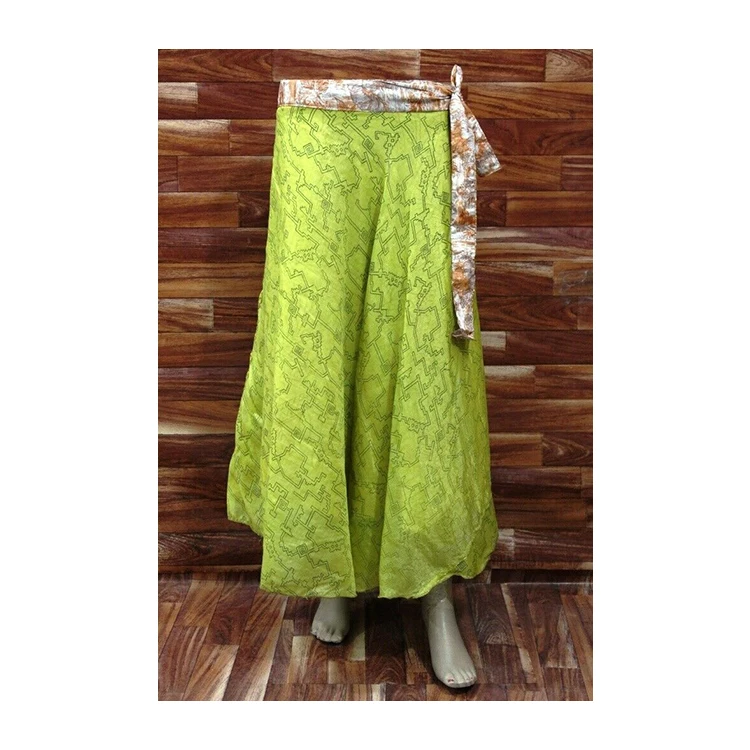 Оптовая цена модная волшебная юбка с запахом разные юбки цветочным узором Прямая продажа фабрики индийские для женщин