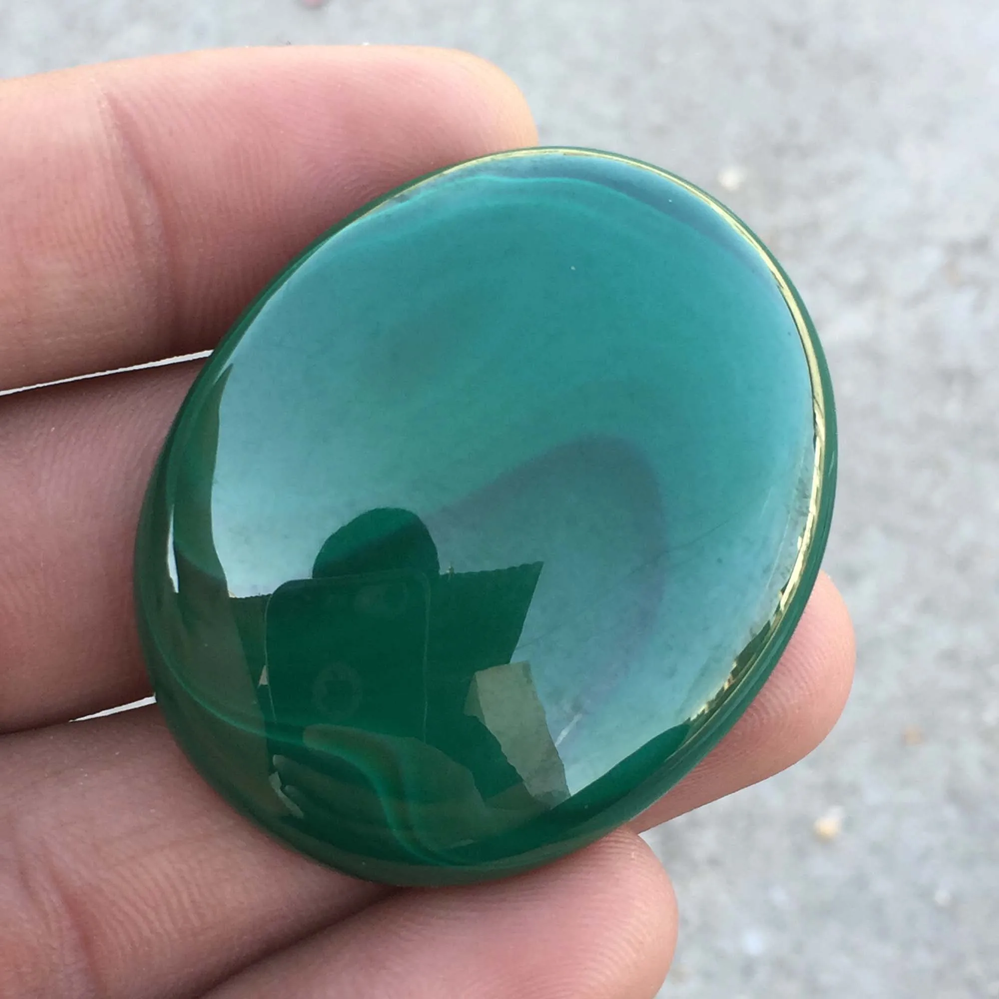 
Malachite Cabochon Semi-Precious Jewelry Making Stone High Quality Hand Polish Malachite Gemstone 
