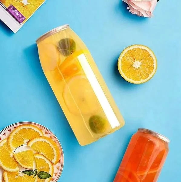 Disposable easy open plastic can