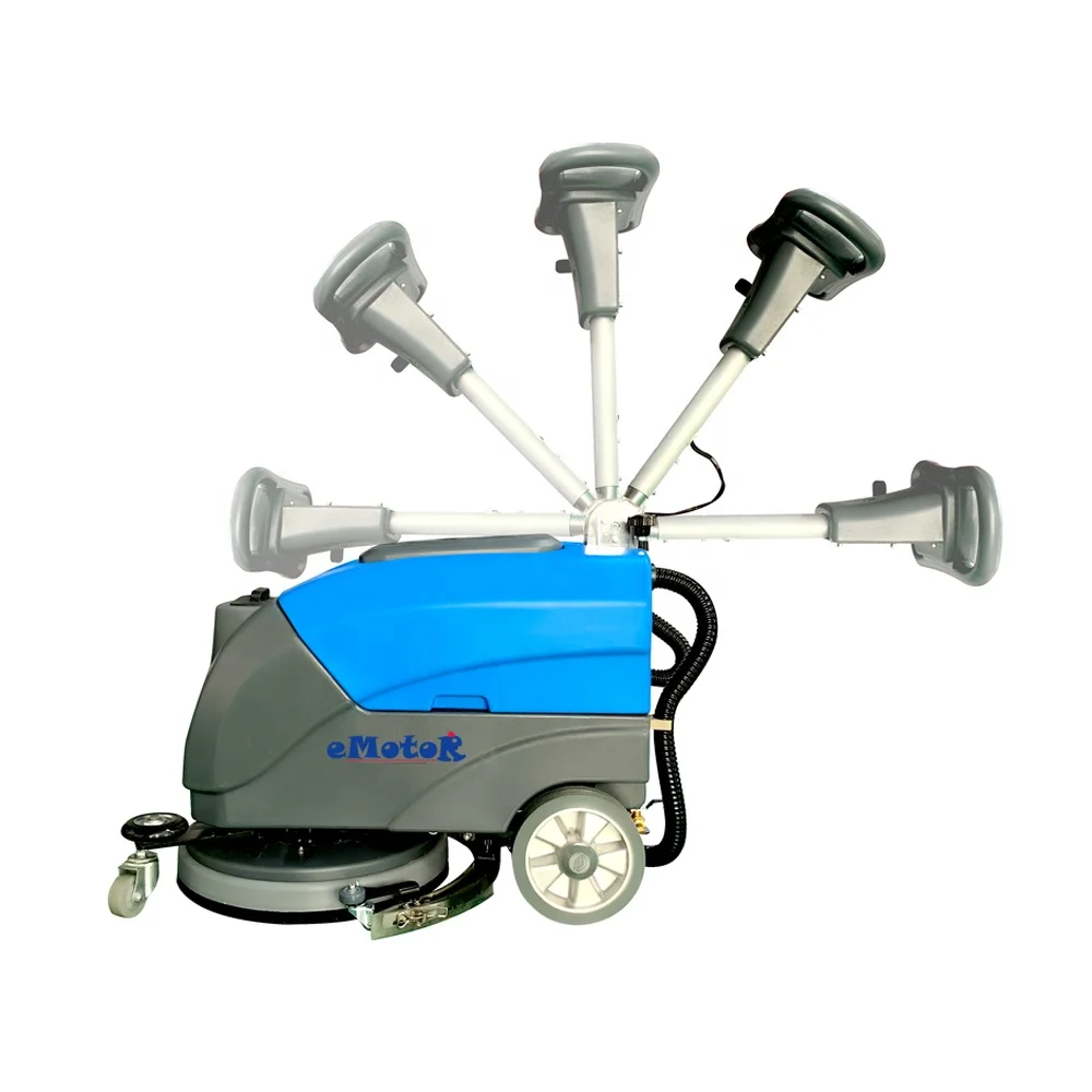 Cordless floor cleaning machine  scrubber for office