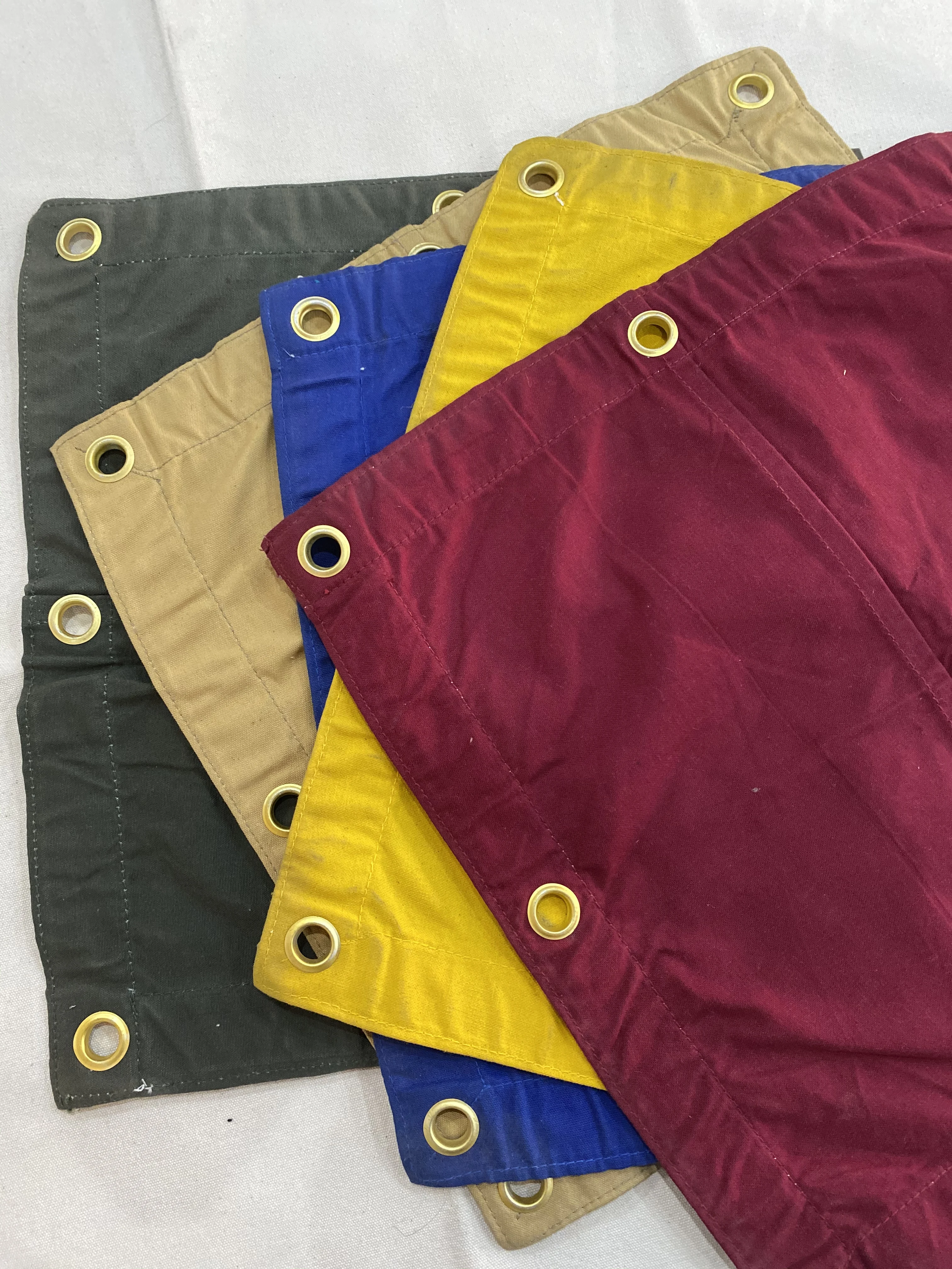 Water Resistant Canvas Waterproof Tarpaulin Heavy Duty Fabric for Tent Tarp Cover Bag Use Custom Size and Colour Available