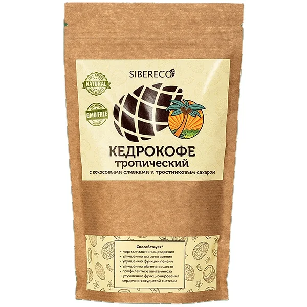 
 Кедровый орех кофе «тропическая ТУБА» 250 г кедровый орех мгновенный кофе в порошке натуральные ингредиенты  