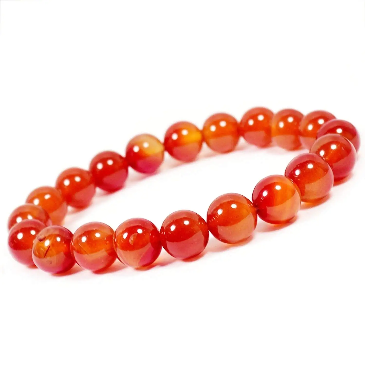 Wholesale Natural rad carnelian bracelet aaa quality:crystal bracelet:smart bracelet:reiki healing stone:gemstone:agate bead