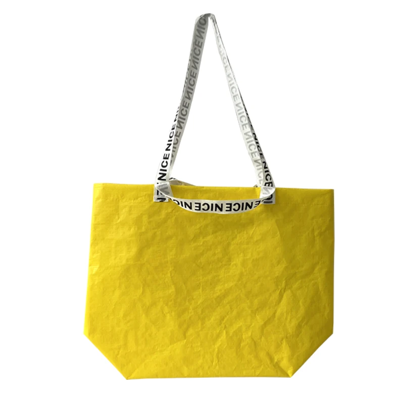 New custom Vietnam large fabric shopping pp lamination PE woven bag with logos