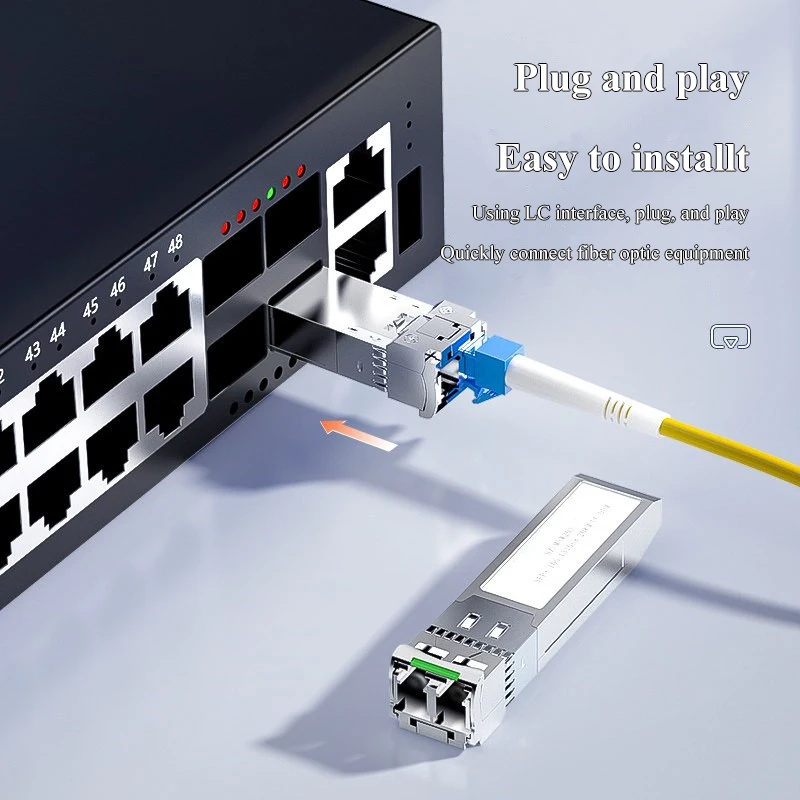 Совместимый двухмодовый одномодовый модуль SFP 10G LR 1310 нм 10 км 20 LC