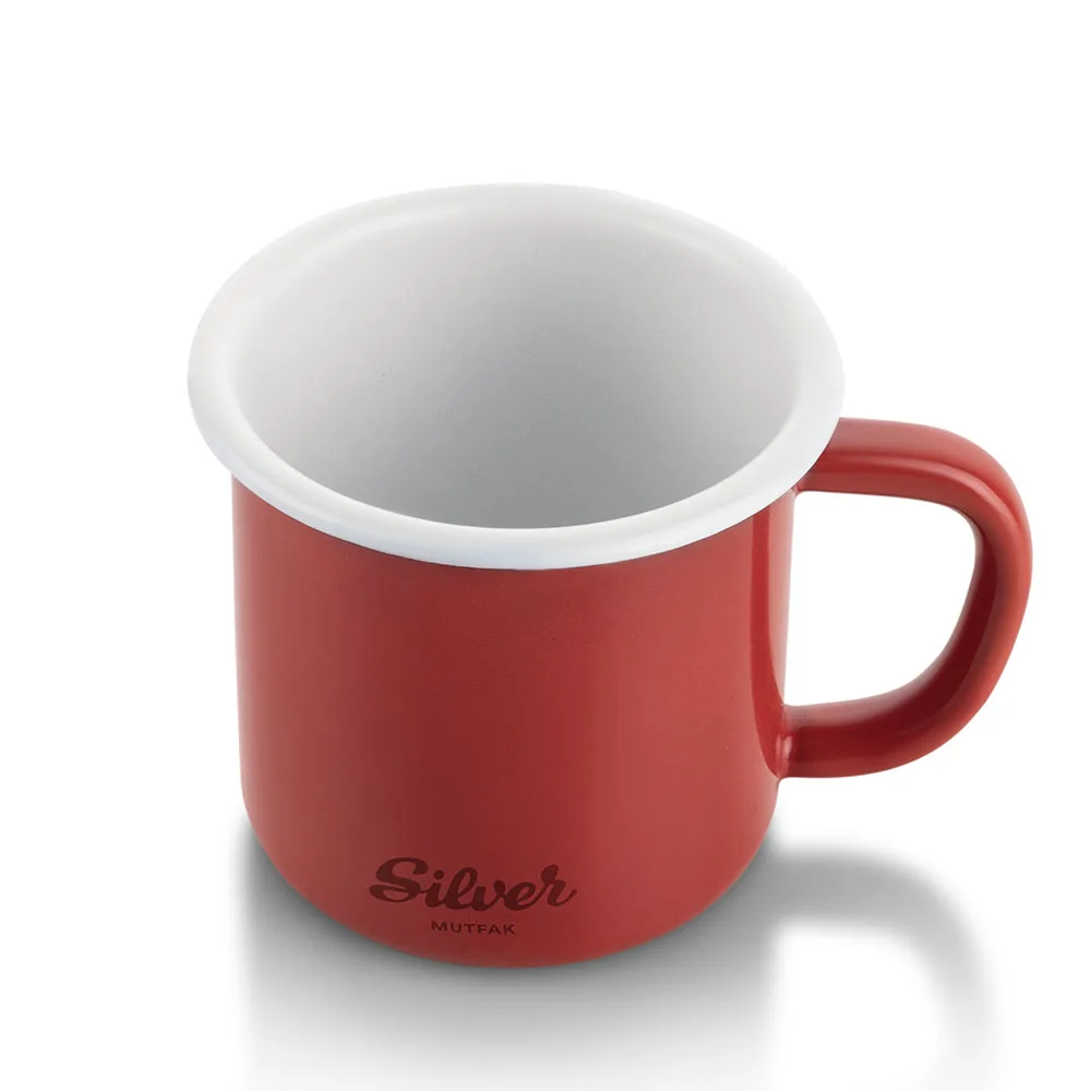 Цветная эмалированная чашка, кофейные кружки из нержавеющей стали для эспрессо, чашки, походная уличная чашка, высокое качество, Сделано в Турции