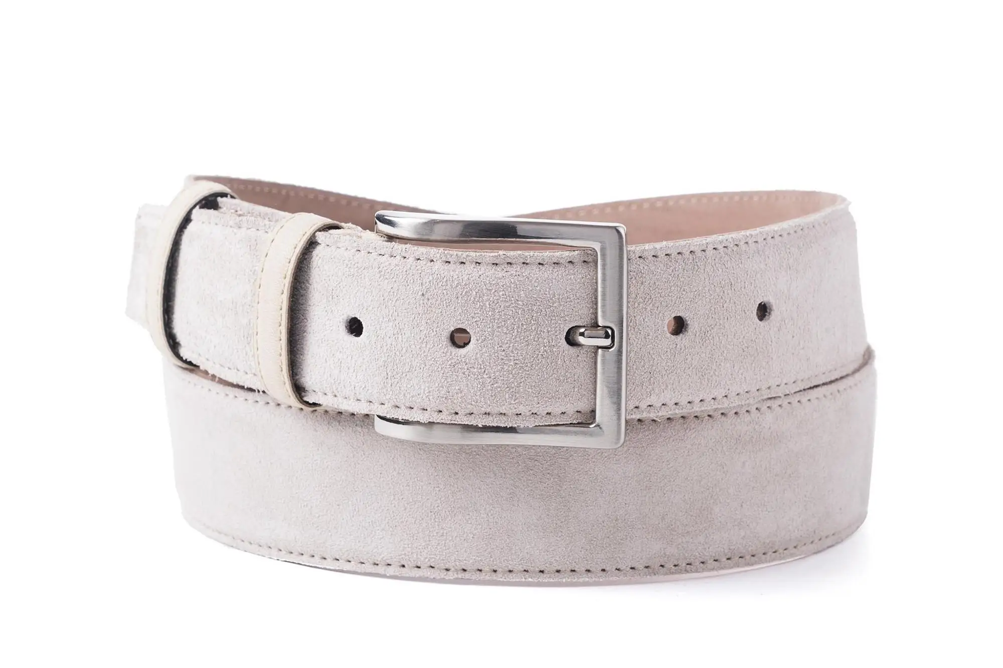 New Fashion Italian Handmade Leather Belt Genuine Leather GLVB0013 Galvaine Steel 150 TR