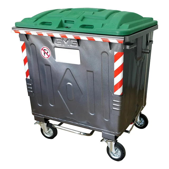 
Plastic Reinforced lid for metal waste containers 1100 litre made according to EN840/2 