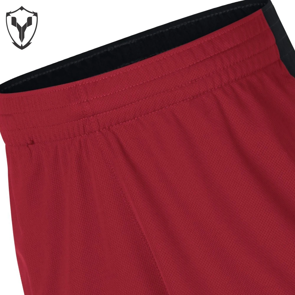 Легкие баскетбольные шорты с логотипом на заказ из 100% Полимерной Сетки дизайн вышивкой высокое качество новейший стиль Новое поступление 2021