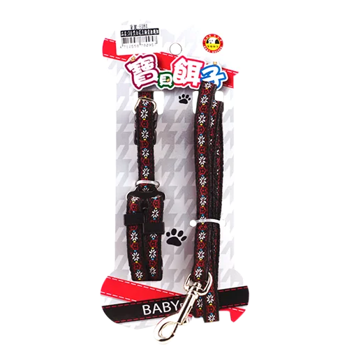Easy to take off pattern puppy collar daily walking accessories