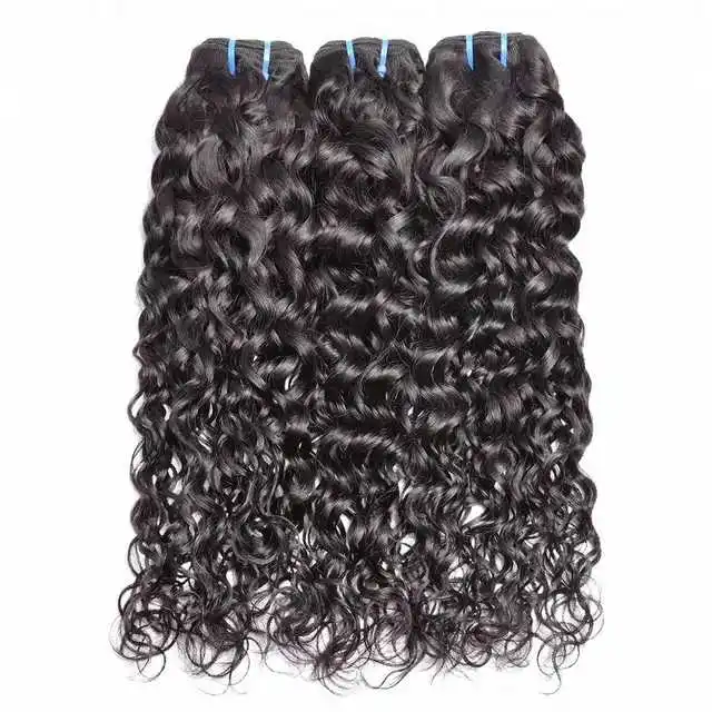 HOT SALE HUMAN HAIR MACHINE WEFT DOUBLE DRAWN HAIR KINGRAWHAIR, CURLY HAIR IN VIETNAM  8-32 INCHES