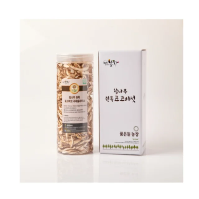 Корейский высушенный и тонкий нарезной концентрат с ароматом грибов shiitake, непестицидная пища