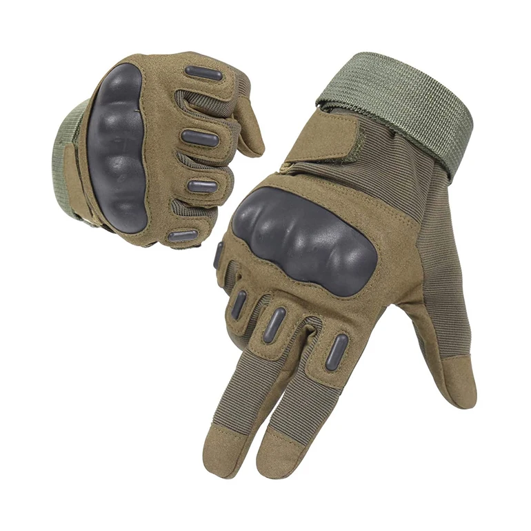 YAKEDA Camping  Training Protective Tactical Gloves Breathable Half Fingers Outdoor Touch Drive Cycling Wear Feature Gua