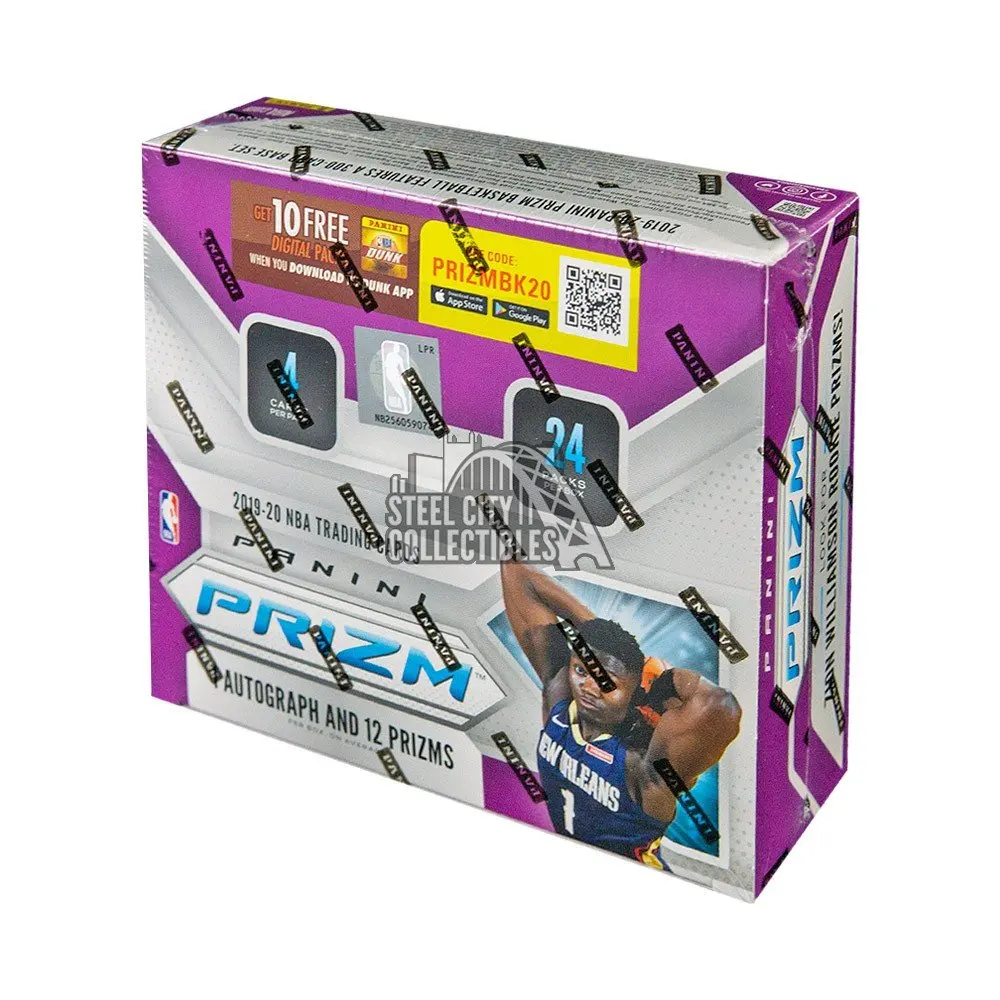 
 100% оригинальная новинка 2019-20 Panini Prizm коробка для баскетбола розничная продажа хобби заводская упаковка  