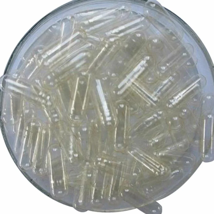 Size 0 Clear Pullulan Vegetarian Empty Capsules