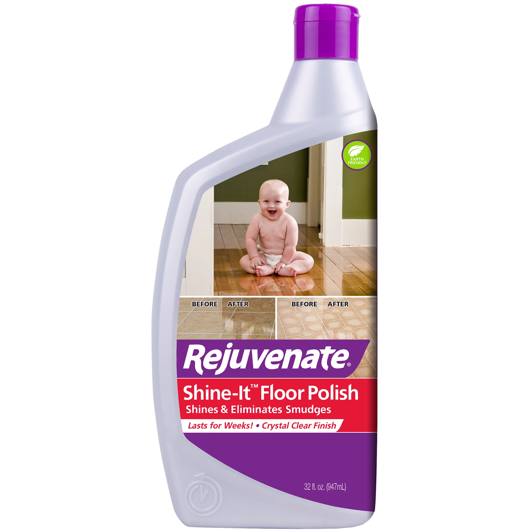 UV Protection Removes Scratches Hardwood Floors Tile Vinyl 32Oz RJ-RF32RTU Rejuvenate Shine Refresher Wood Polish Liquid