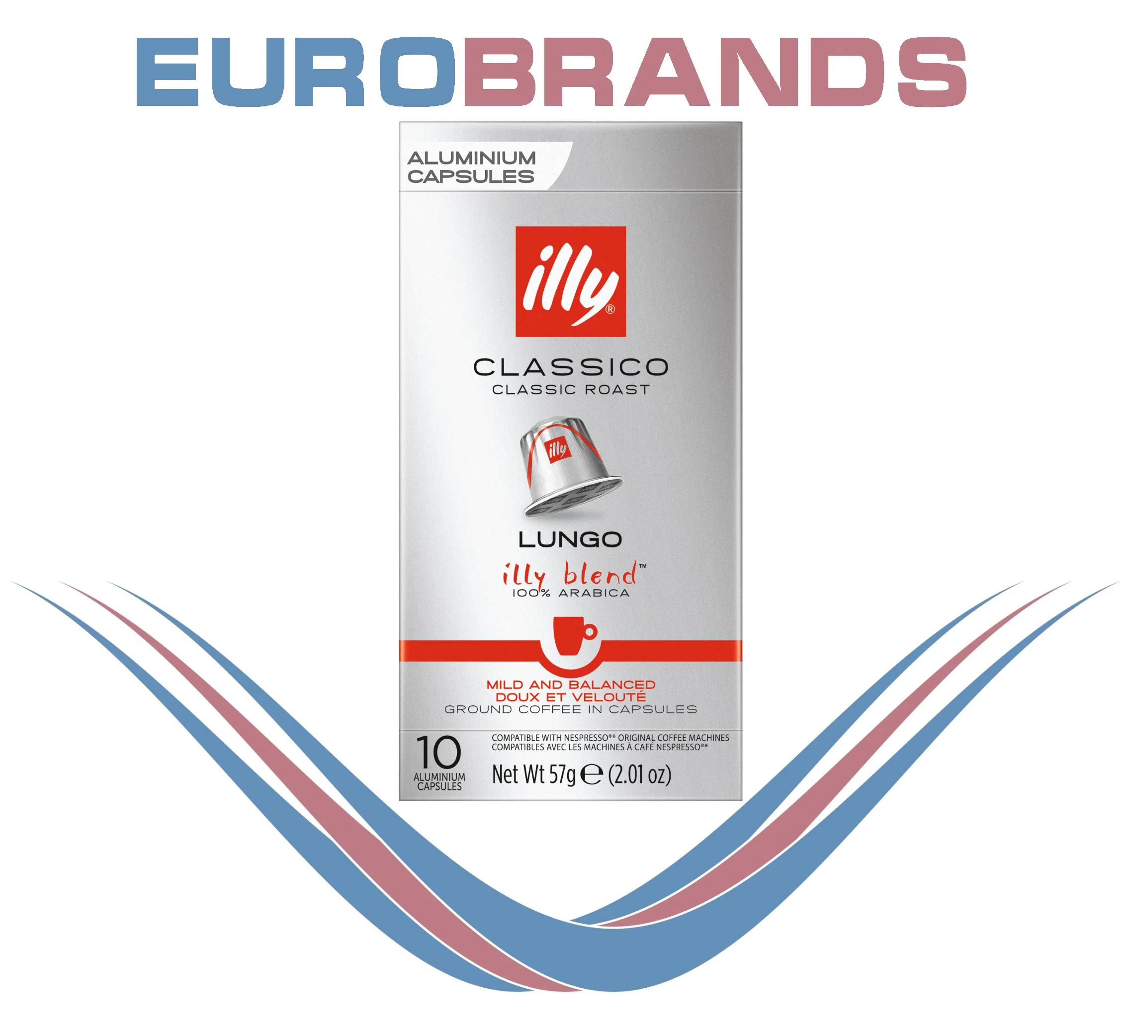 Jacobs  Illy Classico Lungo Capsules 10pcs 57g