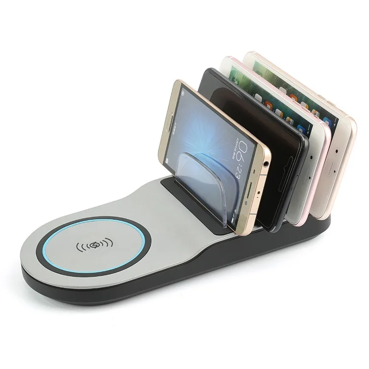 
Multiple Device Fast Charging Station 3 in1 Wireless Charger with QI and ETL Certification 
