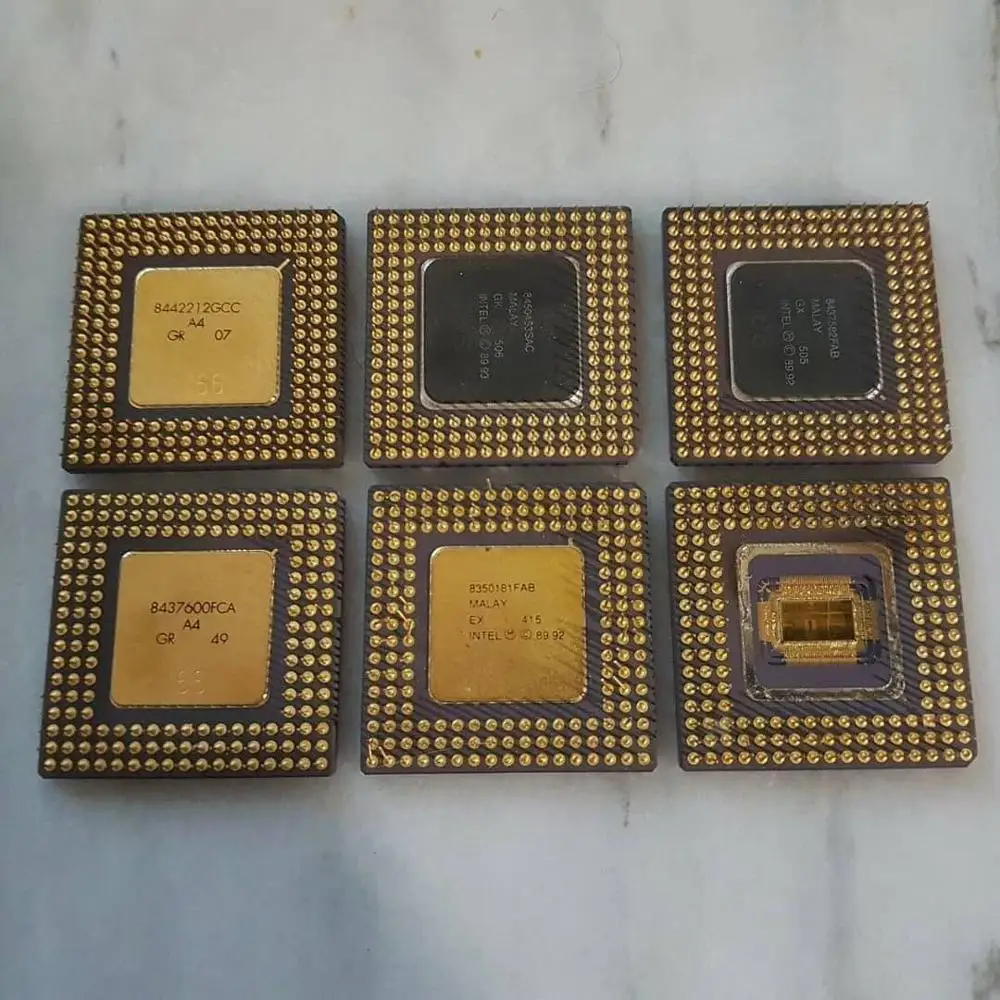Intel pentium Pro Ceramic Cpu Scraps