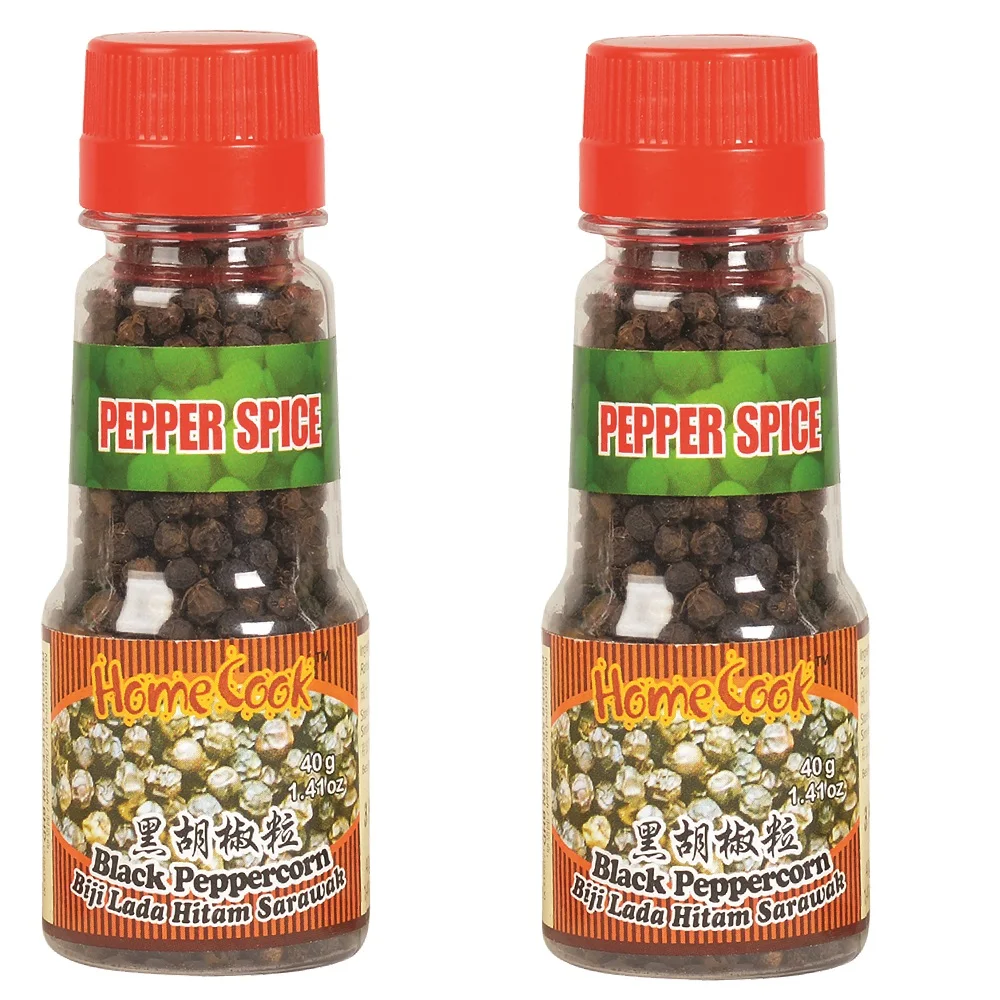 Малазийские специи и травы приправа 40 г HomeCook гранулы черный перец кукуруза в пластиковой бутылке