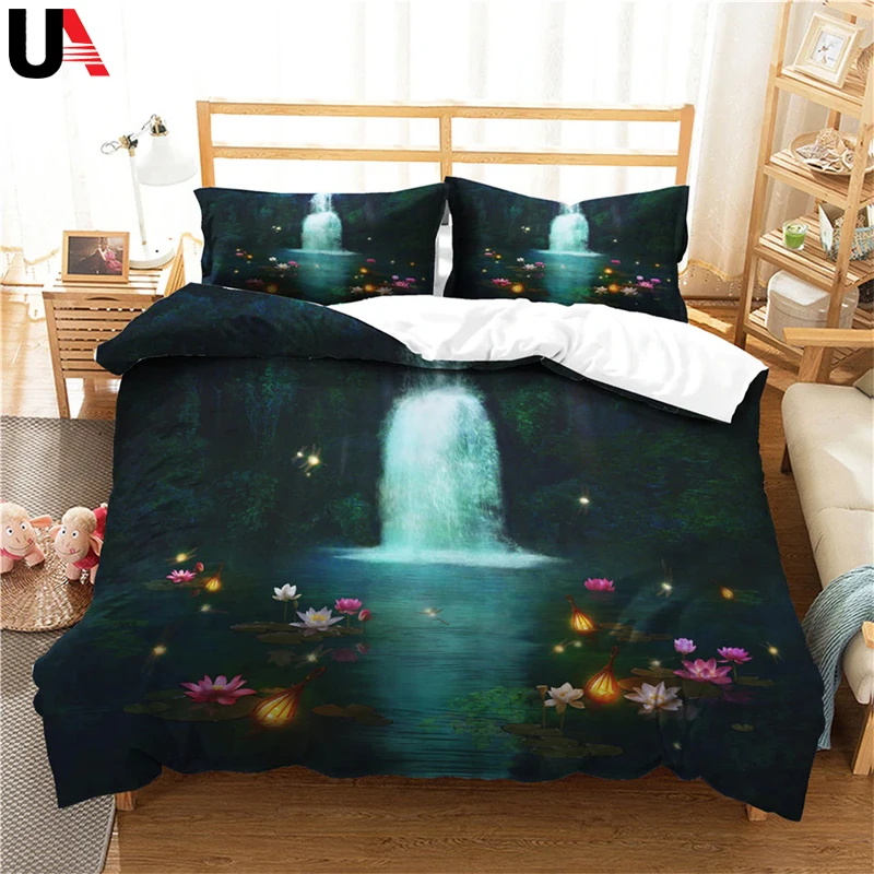 Professional Printing 2020 new design 3D digital print bedding set