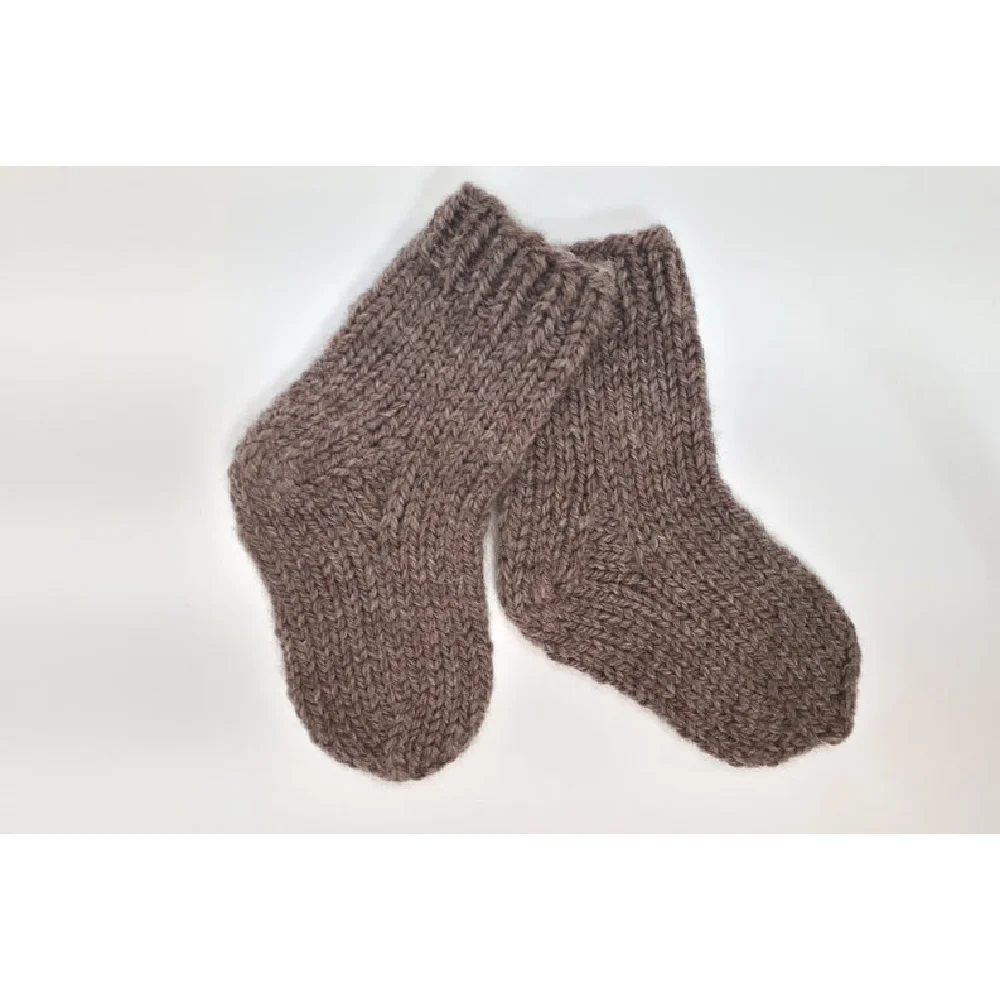 Wholesale Spring Autumn Toddler Baby Socks Customize Hand Knitted Hand made Wool For Boys And Girls Socks