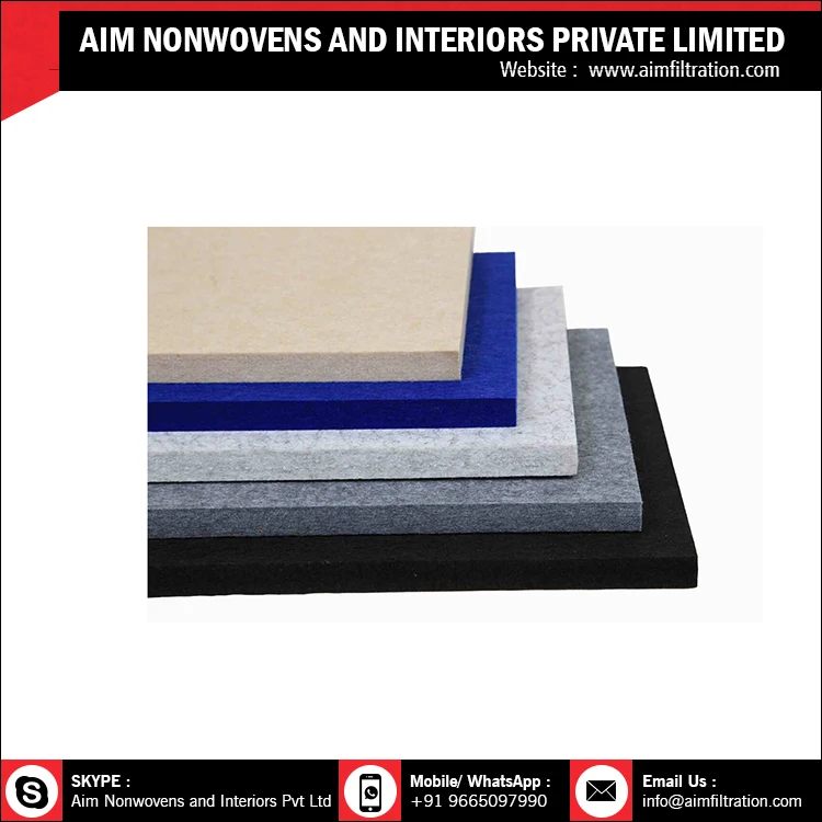 Best Selling 9mm Thickness Polyester Acoustic Panel For Sale At Bulk Order