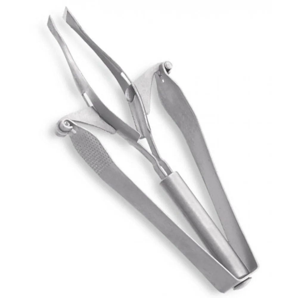 
Tweezers Slanted Tips, Size : 9 cm 