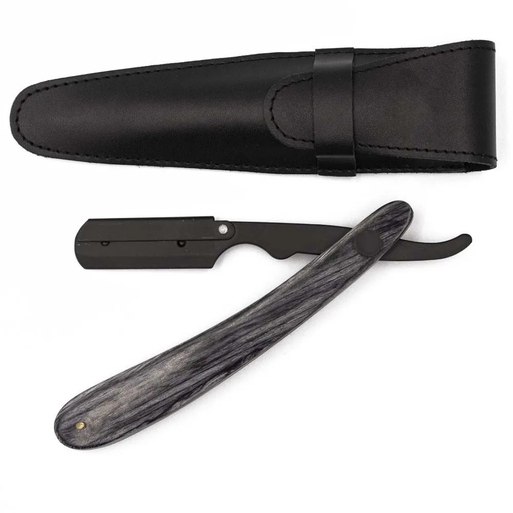 Straight Edge Barber Razor for Close Shave - Professional Barber Razor for Men, Straight Razor Kit, navajas de barber