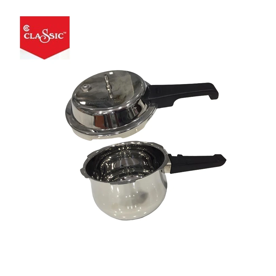 
Pressure Cooker Polished Stainless Steel Pressure Cooker (1.5 LTR) 