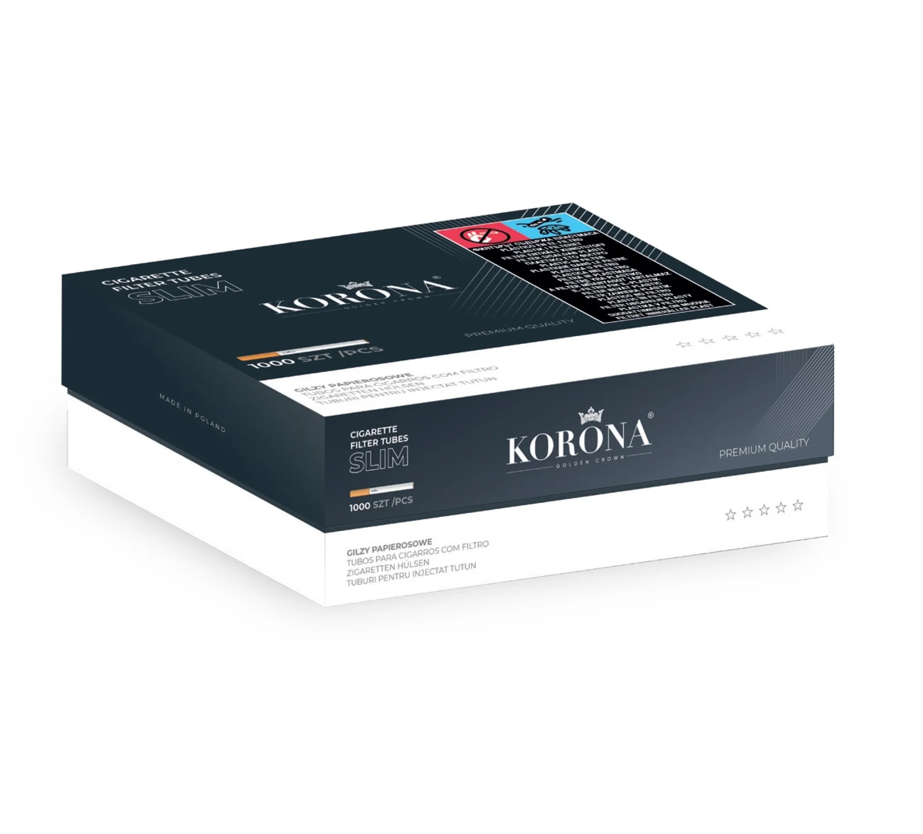 Cigarette Filter Tubes Korona Slim 1000