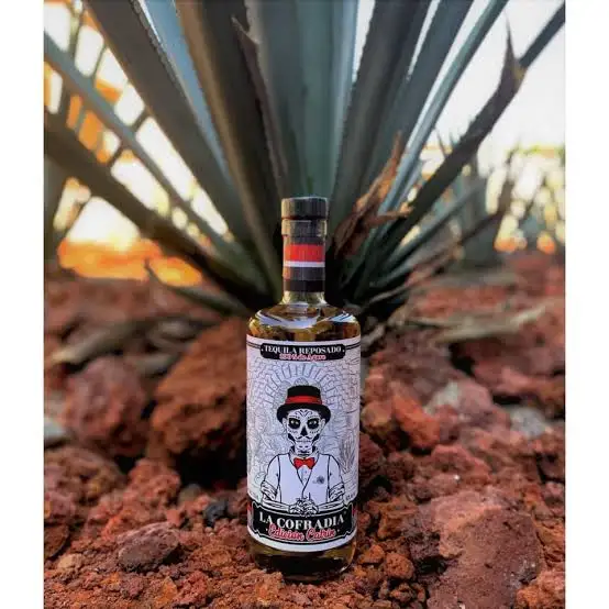Tequila Shot 100% Pure Agave A Succulent Flavor On Your Palate Glass Bottle