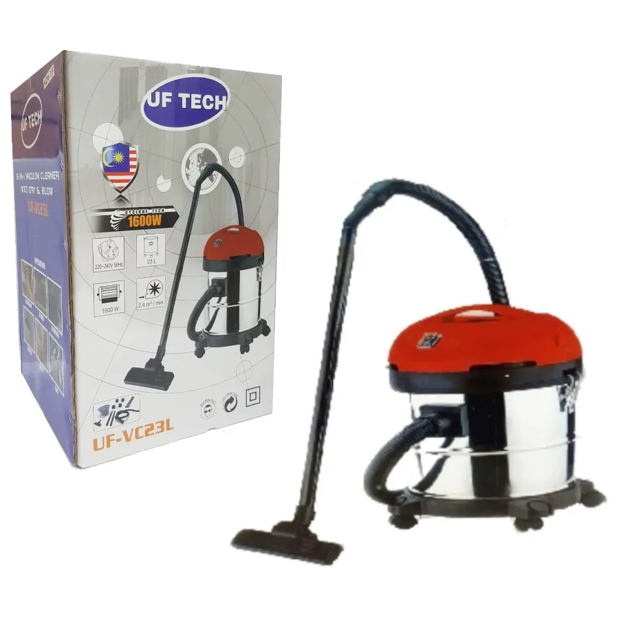 High Quality Electric Household Commercial Use 3 in 1 Vacuum Cleaner Wet Dry & Blow 1600W 23 Litre with Blower