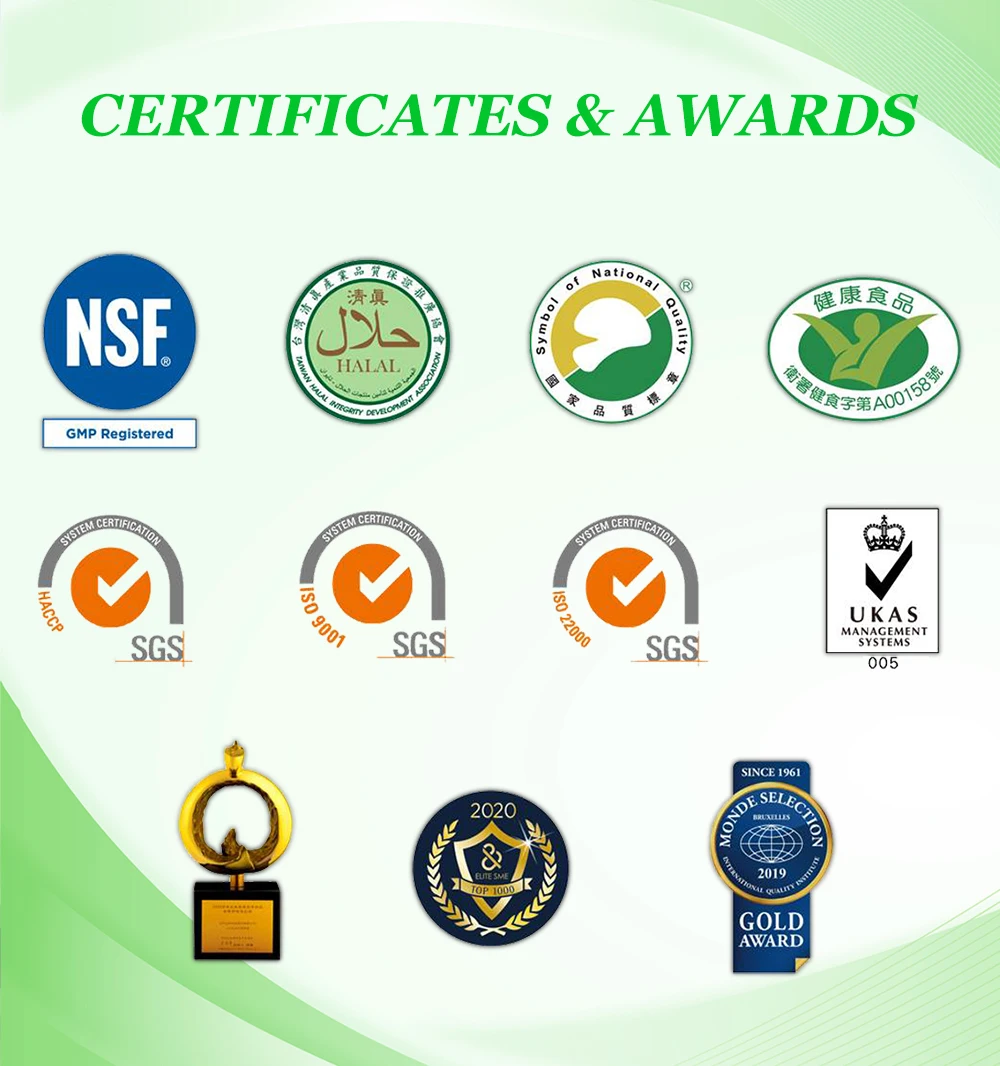 Hydrolyzed silk protein Anti Wrinkle Skin Care Dietary Supplements