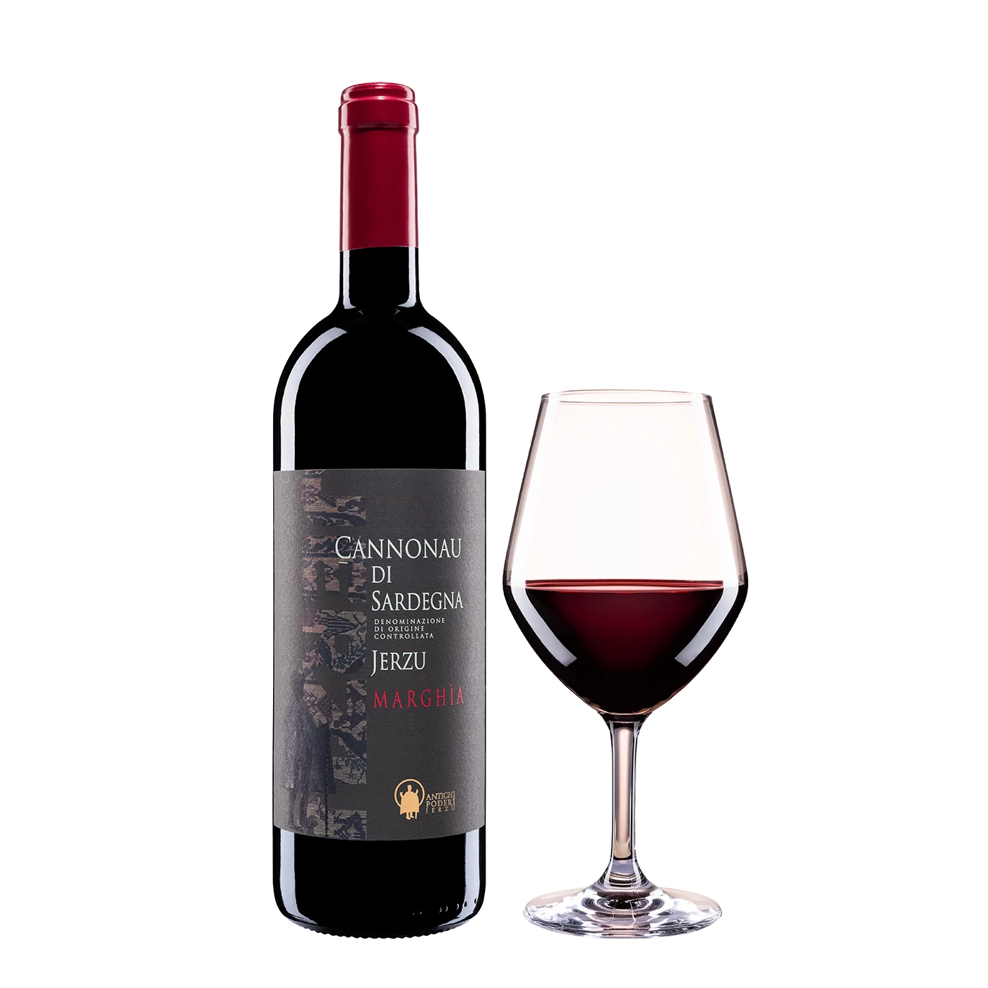 Высококачественная сухая бутылка Красного вина 75 CL Cannonau Di Sardegna Doc