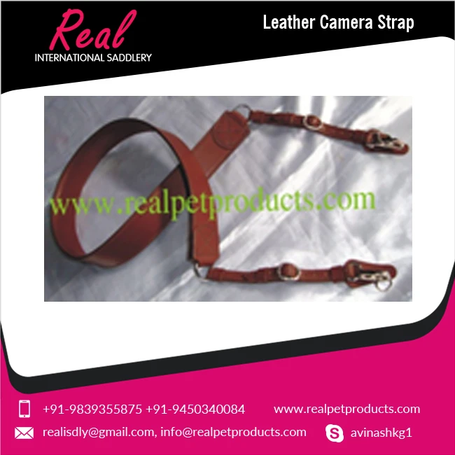 Top Quality Leather Camera Neck Strap at Bulk Price